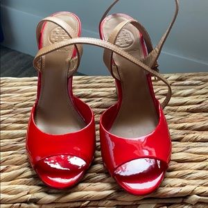 Tory Burch red shoes